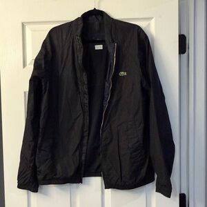 Lacoste Classic Black Windbreaker